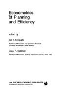 Cover for Econometrics of planning and efficiency