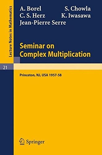 Cover for Seminar on Complex Multiplication