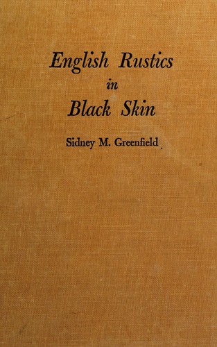 Cover for English rustics in black skin