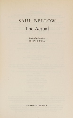 Cover for The actual
