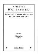 Cover for After the watershed