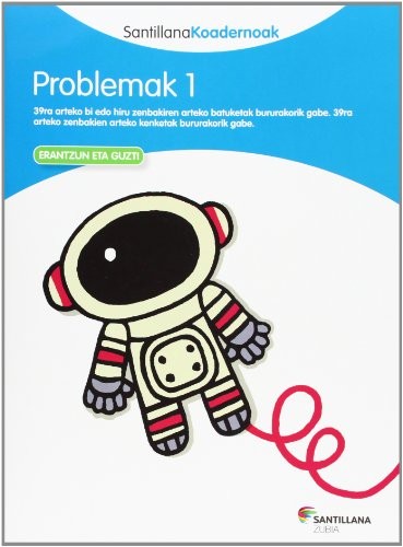 Cover for PROBLEMAK 1 SANTILLANA KOADERNOAK