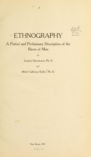 Cover for Ethnography