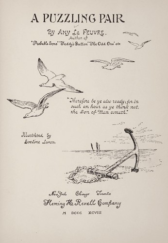 Cover for A puzzling pair