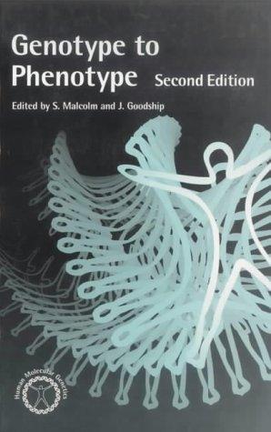 Cover for Genotype to Phenotype (Human Molecular Genetics)