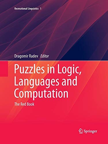 Cover for Puzzles in Logic, Languages and Computation