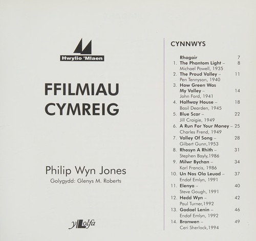 Cover for Ffilmian Cymreig