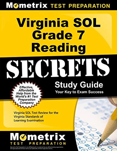 Cover for Virginia SOL Grade 7 Reading Secrets Study Guide