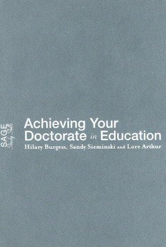 Cover for Achieving Your Doctorate in Education (Published in association with The Open University)