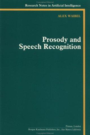 Cover for Prosody and speech recognition