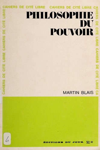 Cover for Philosophie du pouvoir