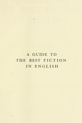 Cover for A guide to the best fiction.