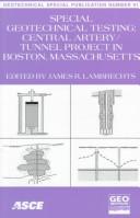 Cover for Special geotechnical testing