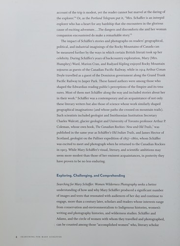 Cover for Searching for Mary Schäffer