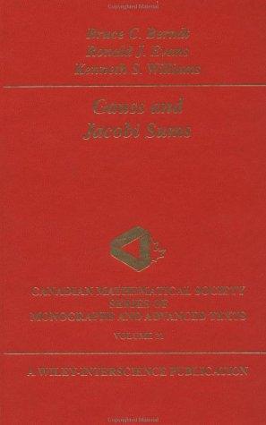 Cover for Gauss and Jacobi sums