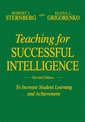 Cover for Teaching for Successful Intelligence