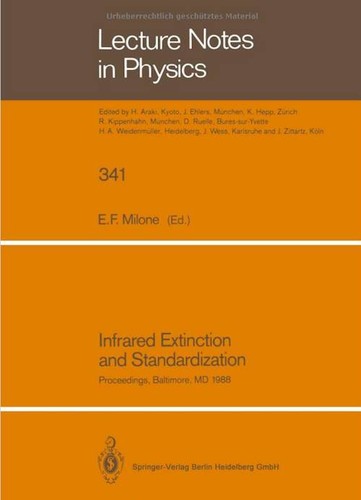 Cover for Infrared extinction and standardization