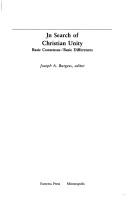 Cover for In search of Christian unity