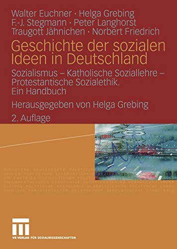 Cover for Geschichte der sozialen Ideen in Deutschland