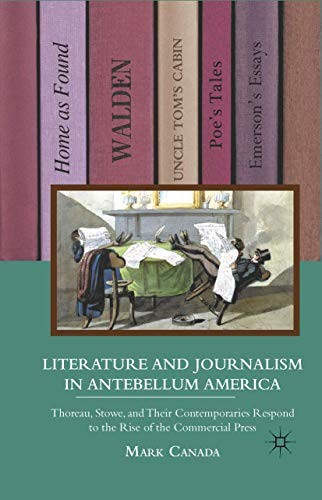 Cover for Literature and Journalism in Antebellum America