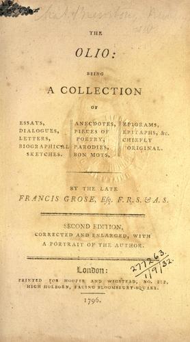 Cover for The Olio