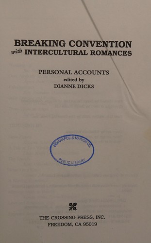 Cover for Breaking convention with intercultural romances