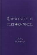 Cover for Creativity in performance