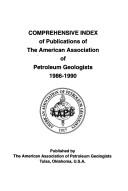 Cover for Comprehensive index of publications of the American Association of Petroleum Geologists, 1986-1990.
