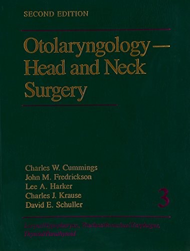 Cover for Otolaryngology--head and neck surgery