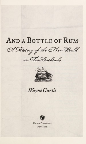 Cover for And a bottle of rum