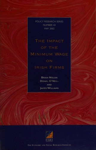 Cover for The impact of the minimum wage on Irish firms