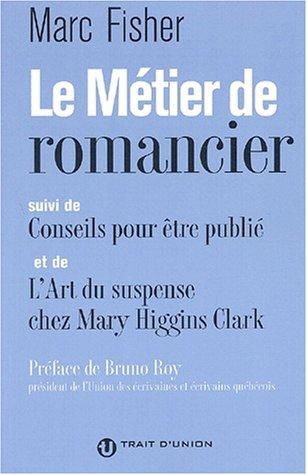Cover for Le métier de romancier