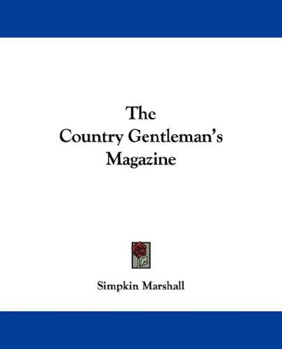 Cover for The Country Gentleman's Magazine