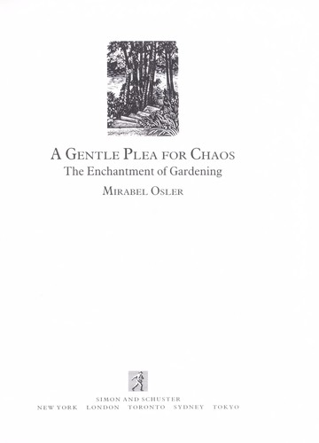 Cover for A gentle plea for chaos