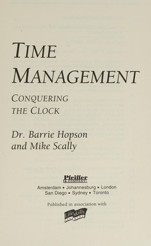 Cover for Time management