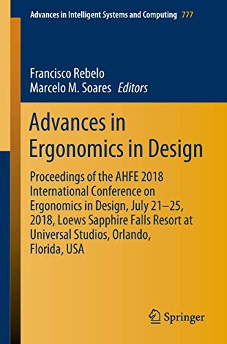 Cover for Advances in Ergonomics in Design