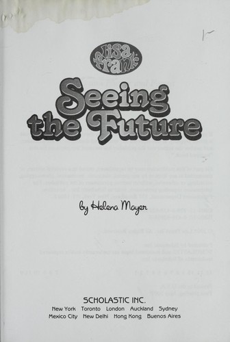 Cover for Seeing the future