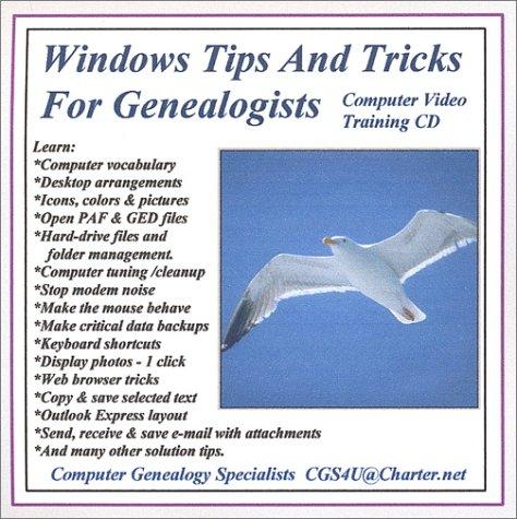 Cover for Windows Tips and Tricks for Genealogists