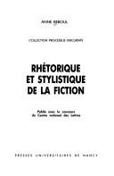 Cover for Rhétorique et stylistique de la fiction