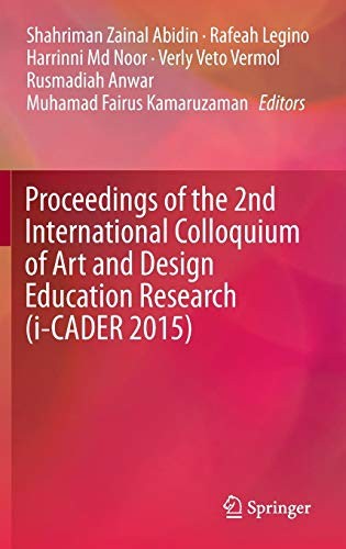 Cover for Proceedings of the 2nd International Colloquium of Art and Design Education Research