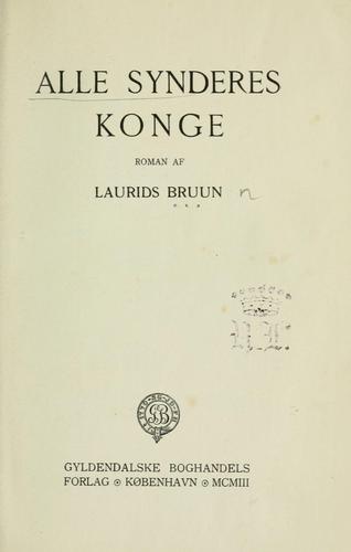 Cover for Alle Synderes Konge
