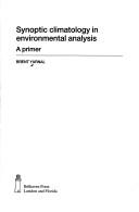 Cover for Synoptic Climatology in Enviromental Analysis