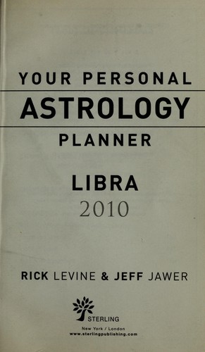 Cover for Your personal astrology planner 2010 - Libra