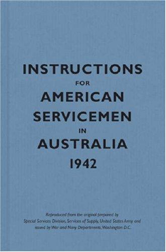 Cover for Instructions for American Servicemen in Australia, 1942 (Instructions for Servicemen)