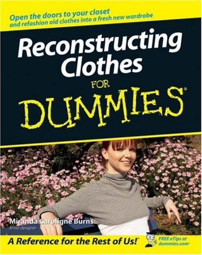 Cover for Reconstructing Clothes For Dummies