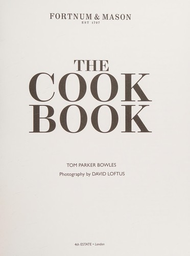 Cover for The cook book
