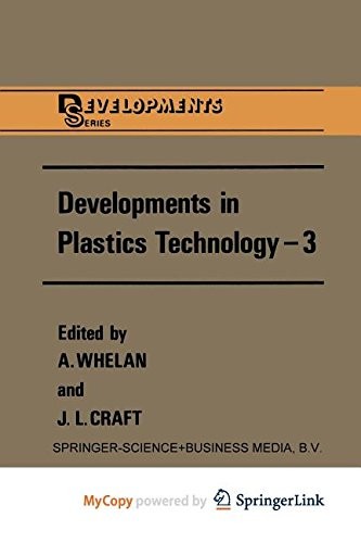 Cover for Developments in Plastics Technology -3