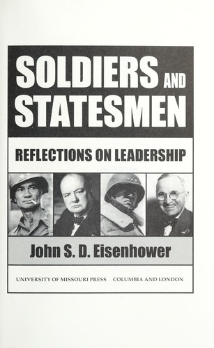 Cover for Soldiers and statesmen