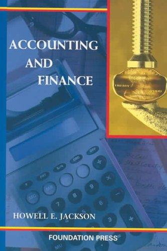 Cover for Accounting and Finance