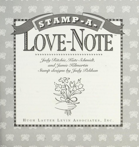Cover for Stamp-a-love-note